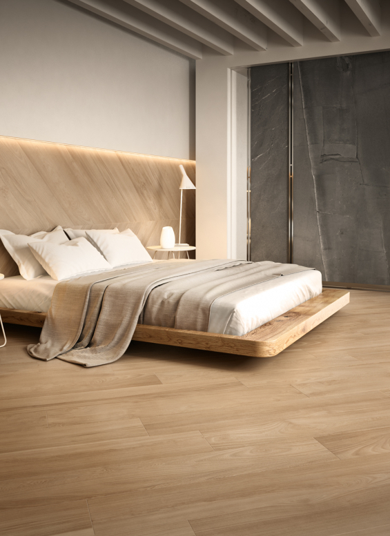 Bedroom Wood Effect Elm Ceramics Tiles
