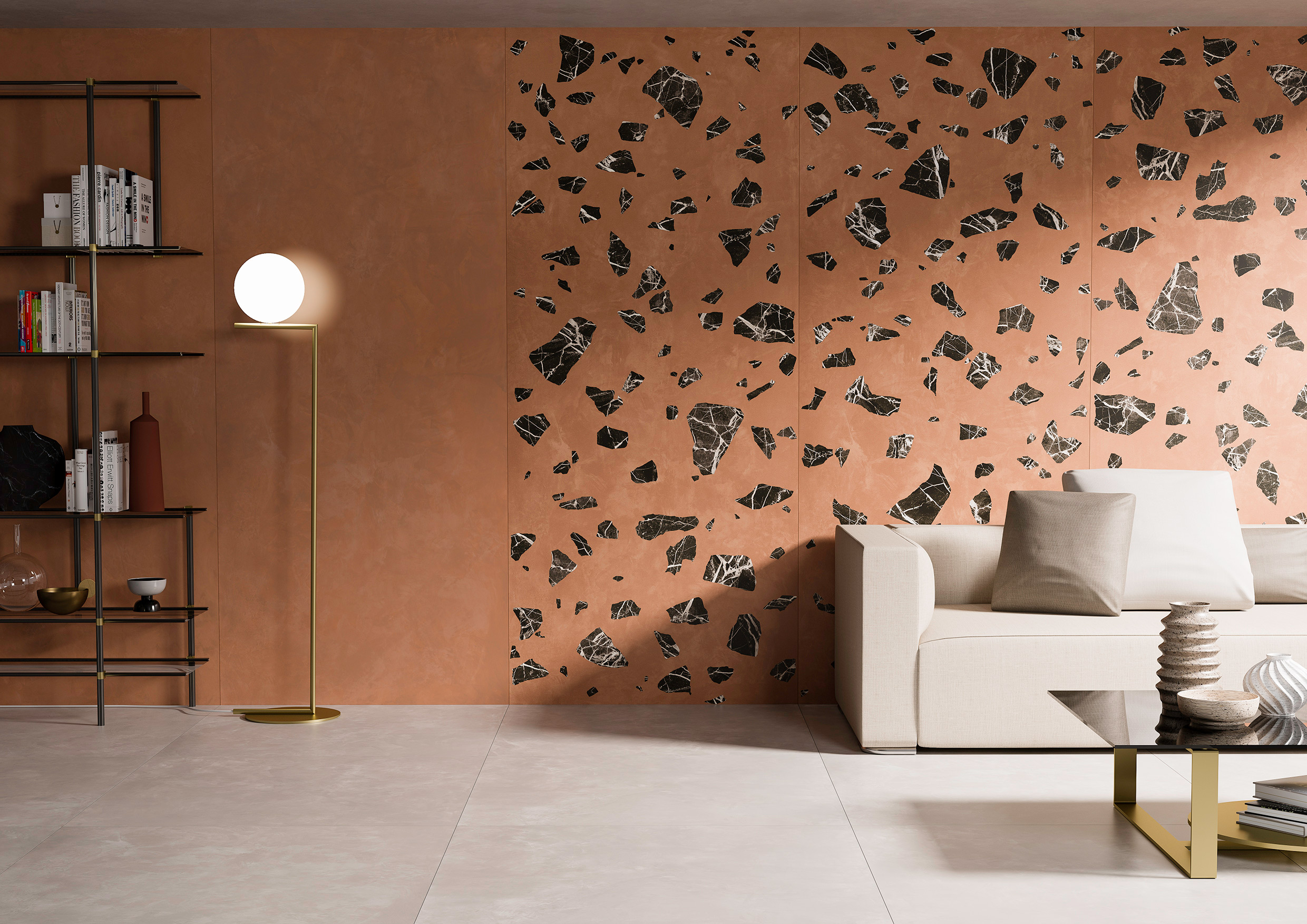 The wall decor in the interior design | Caesar Ceramics USA