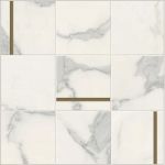 Dekor ANIMA FUTURA - MAJESTIC WHITE COMPOSIZIONE N BRASS