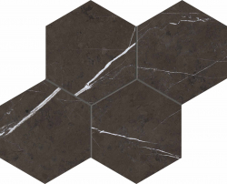 Dekor ANIMA - GRAPHITE HEXAGONS