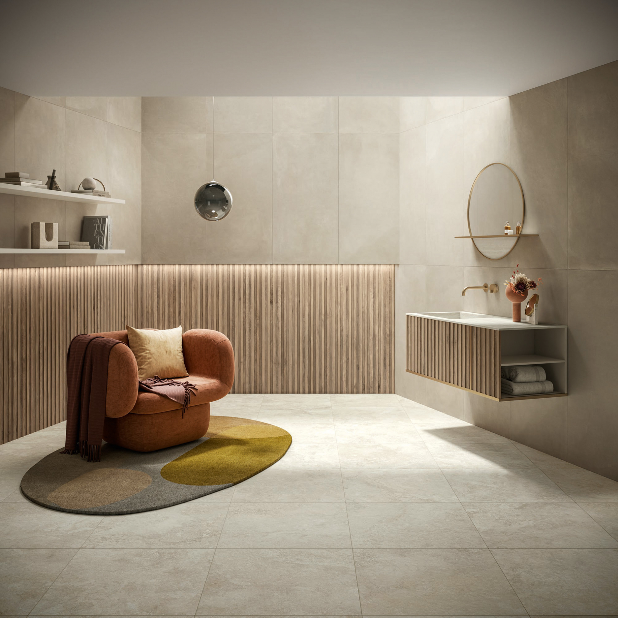 Caesar Magazine Prima Ecru Cocoon Ease Iconica NavonaContro Bagno 6