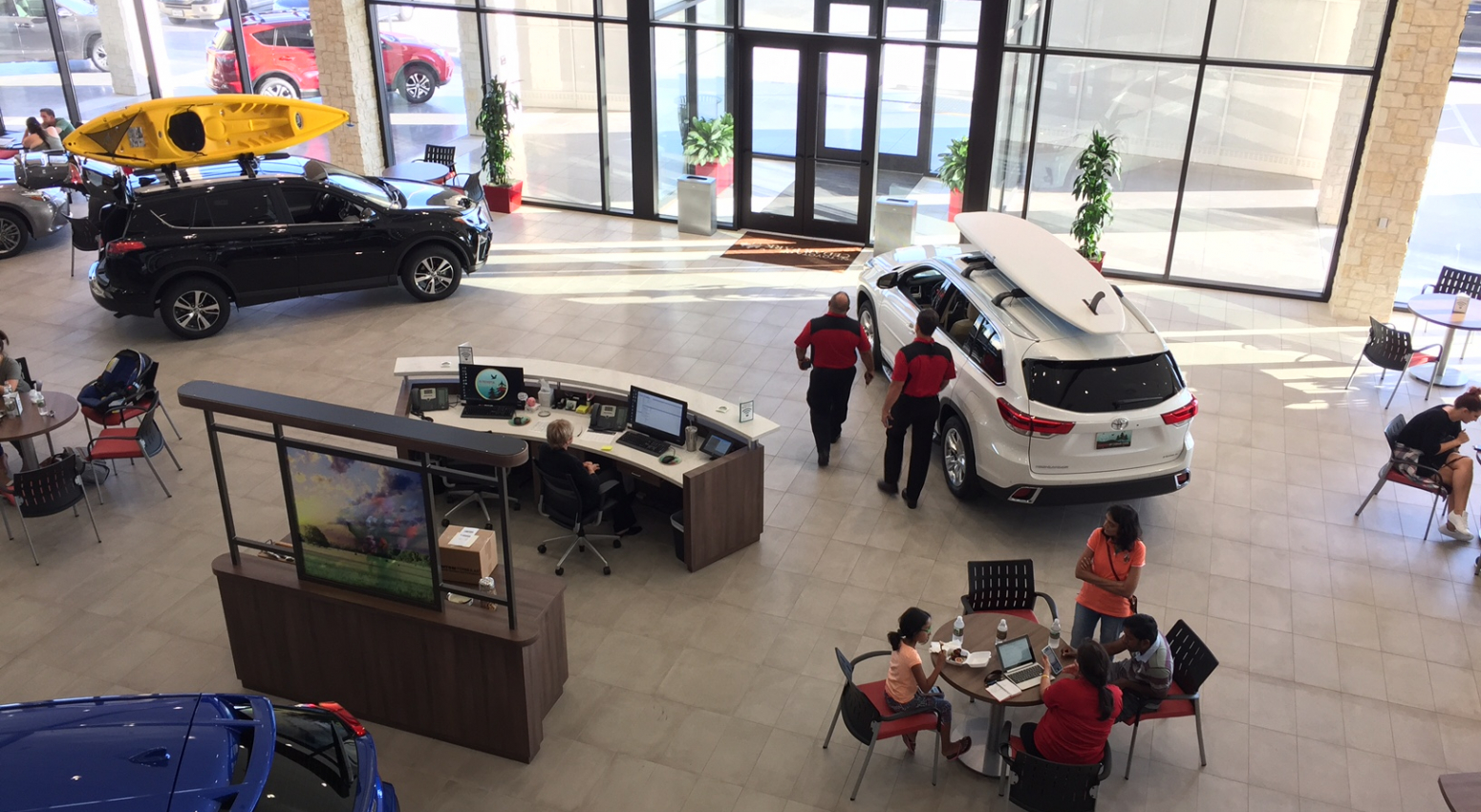 Toyota dealership Austin Caesar Ceramics