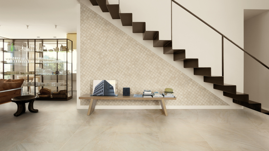 quartzite look ceramic porcelain tiles white